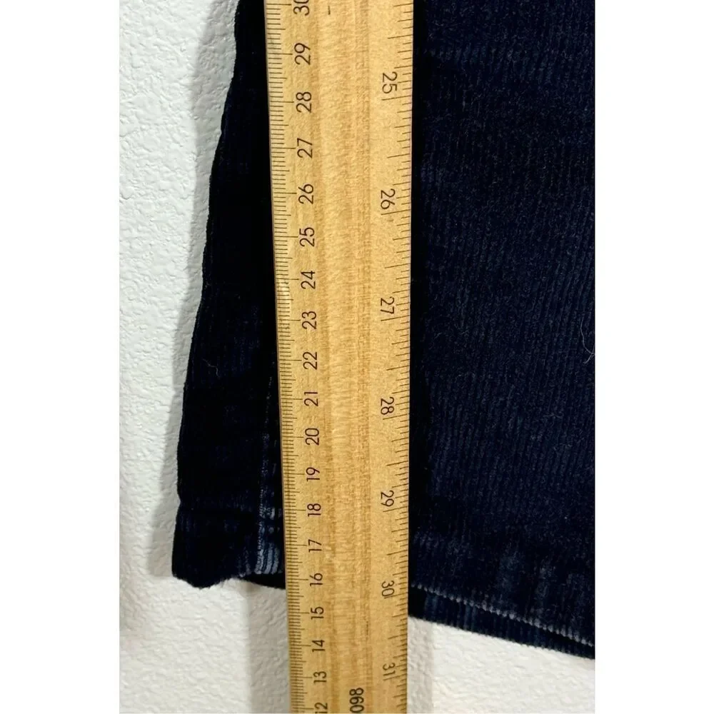 Vintage Wrangler Men’s Dark Blue Corduroy Pants Made in USA 32L Medium Length